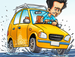 Tips Menghindari Aquaplaning di Jalanan Basah