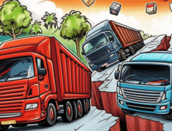Jalan Rusak di Jalur Logistik: Distribusi Barang Terganggu