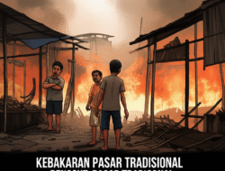 Kebakaran Pasar Tradisional Renggut Mata Pencaharian Warga