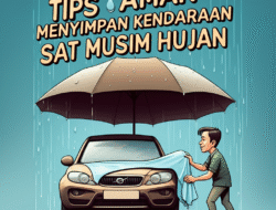 Tips Aman Menyimpan Kendaraan Saat Musim Hujan