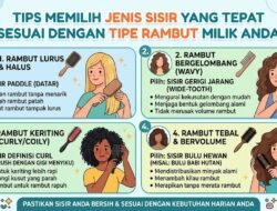 Tips Memilih Jenis Sisir Yang Tepat Sesuai Dengan Tipe Rambut Milik Anda