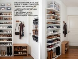 Strategi Mengatur Koleksi Sepatu Di Ruang Sempit Agar Terlihat Rapi Dan Teratur
